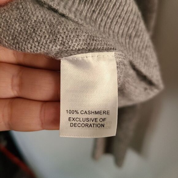 Halogen Cashmere Rhinestone Embellished Sweater - Picture 3 of 6